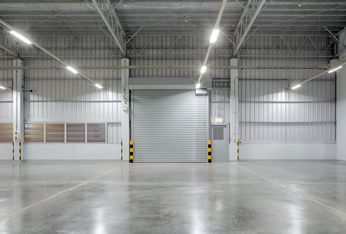 An empty warehouse