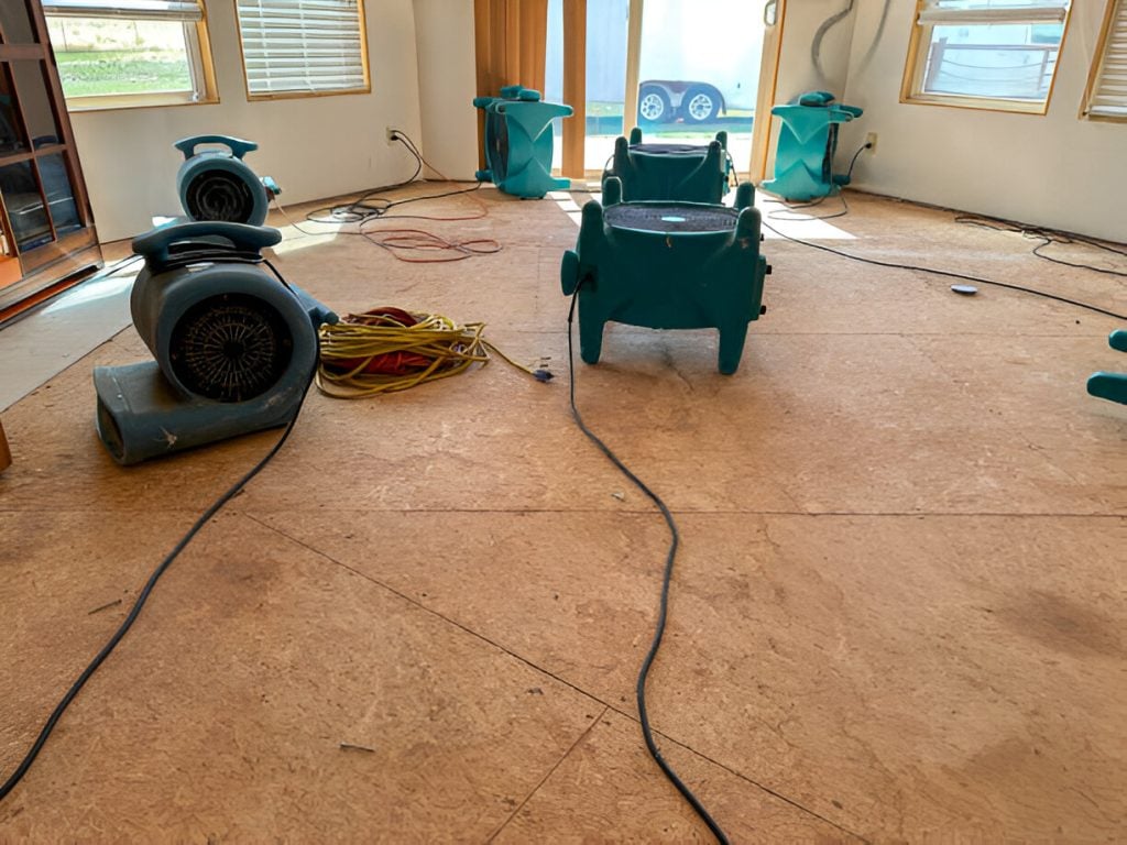 Water damage restoration